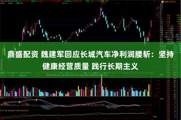 鼎盛配资 魏建军回应长城汽车净利润腰斩：坚持健康经营质量 践行长期主义